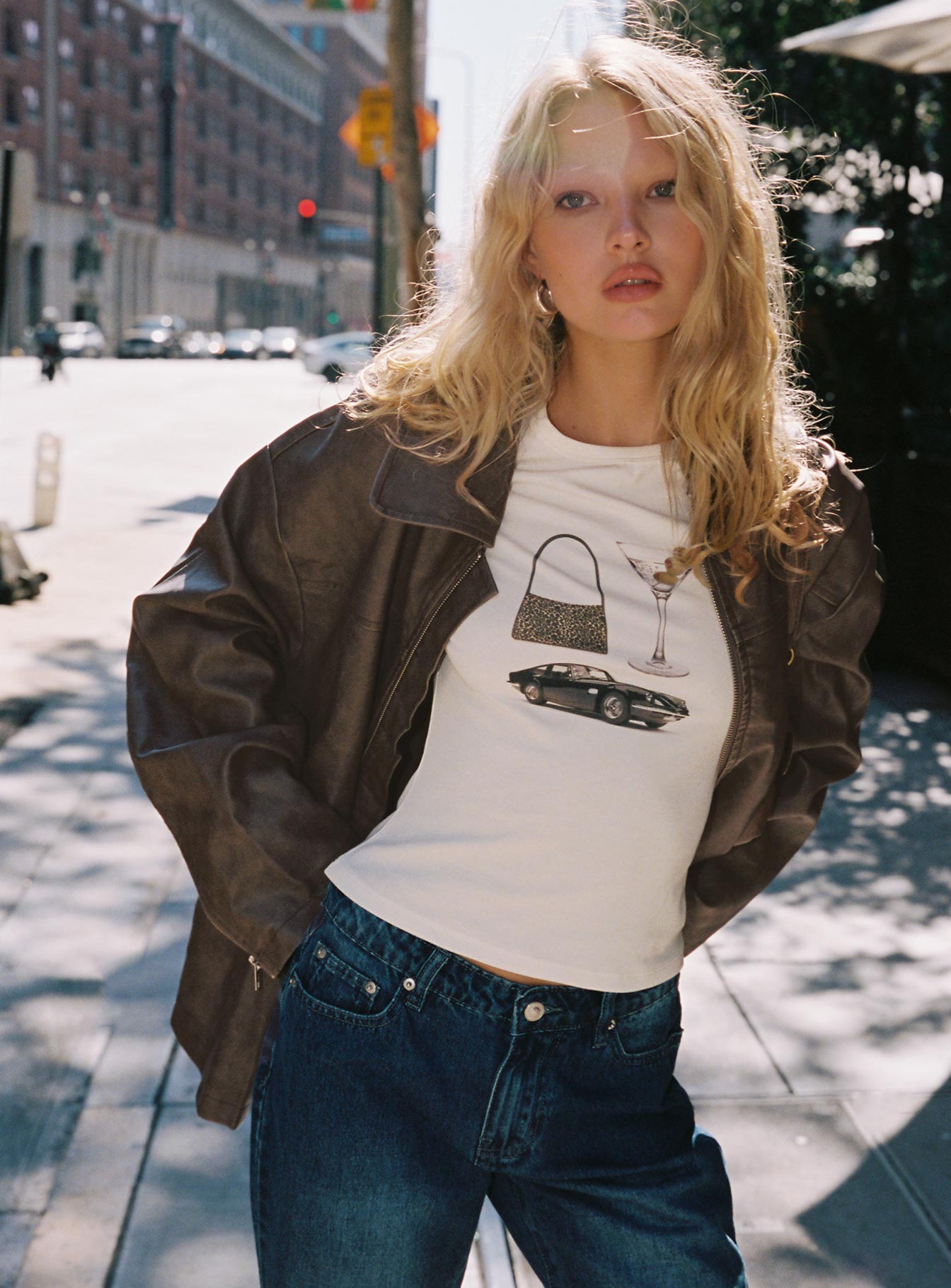 Marseille Manners Graphic Top Cream-Vipp Girl