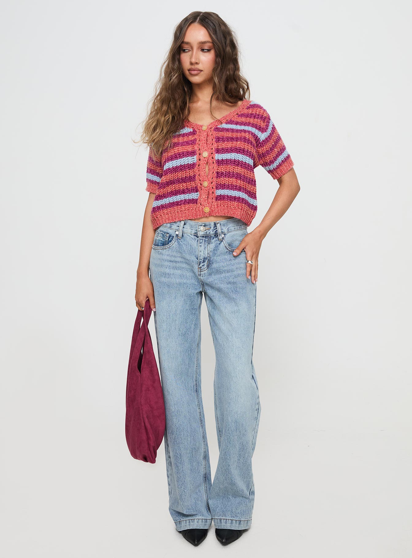 Compassion Knit Cardigan Multi-Vipp Girl