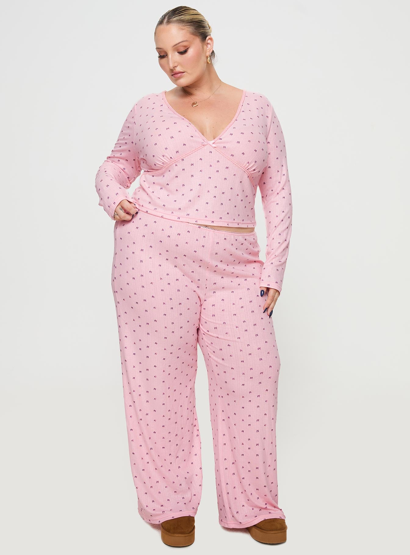 Blueberry Muffin Sleep Set Pink Curve-Vipp Girl