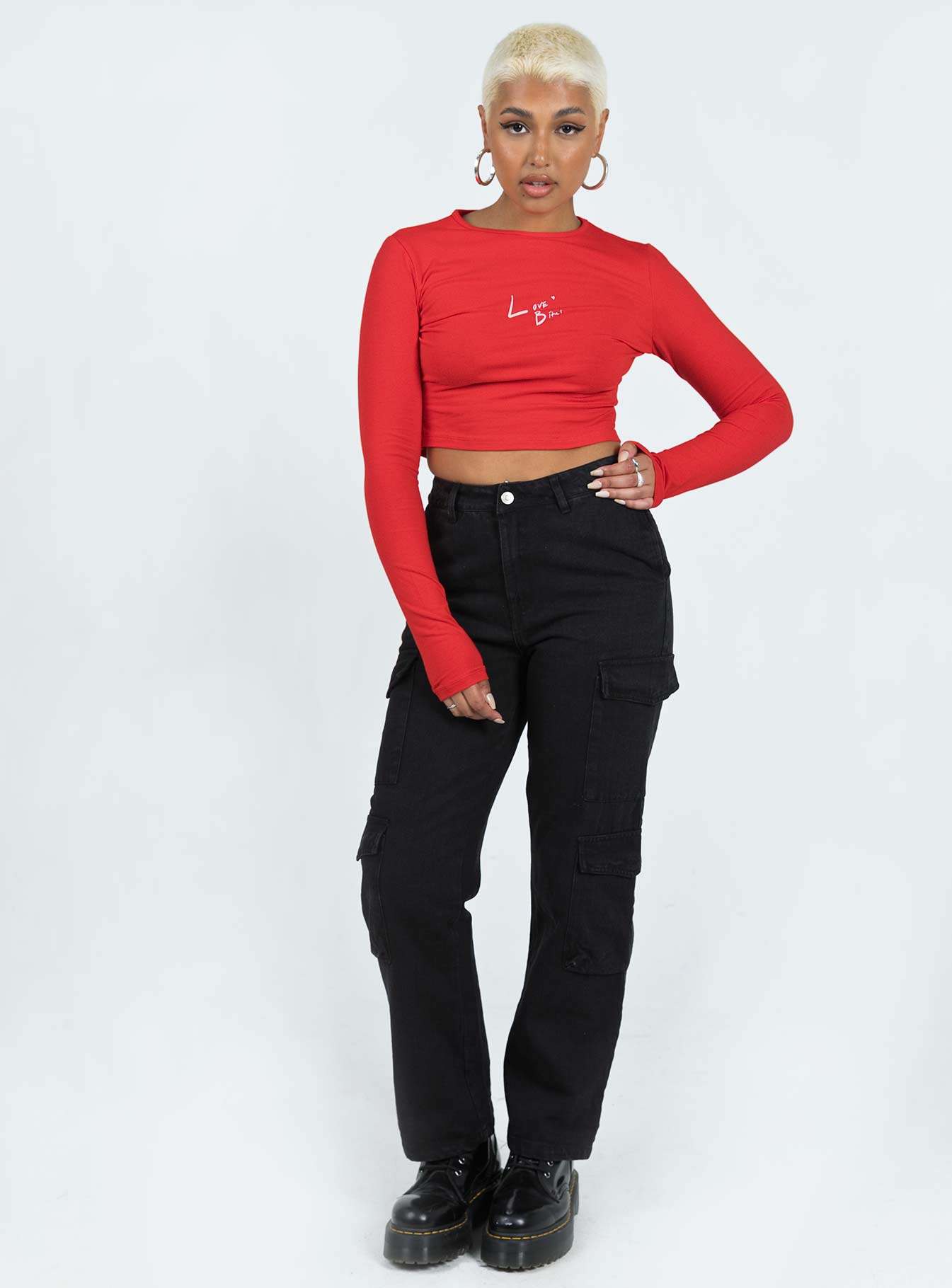 Love Bites Long Sleeve Top Red-Vipp Girl