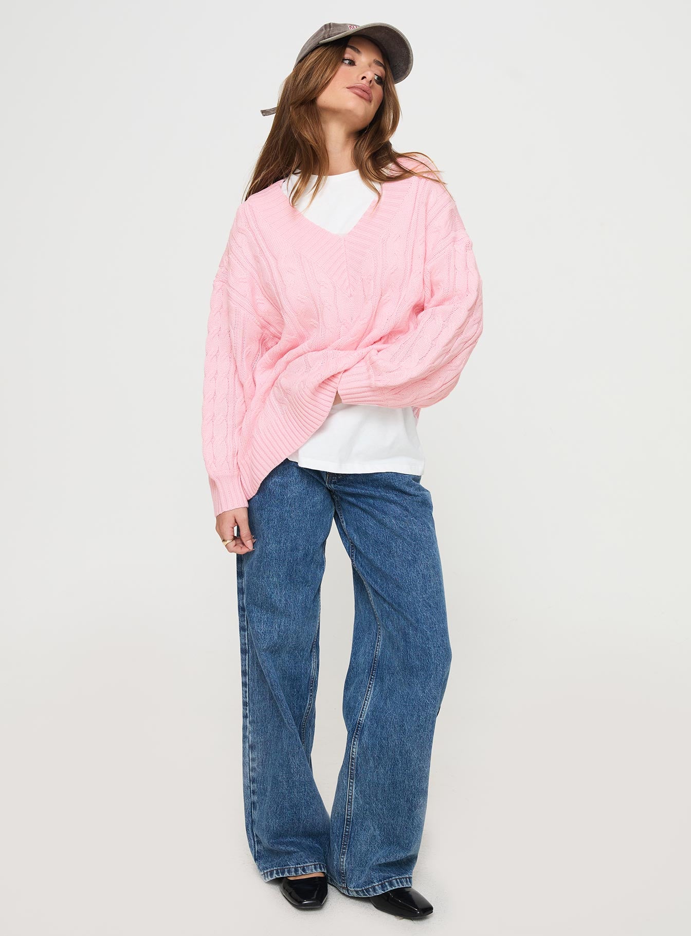 Moldova Knit Sweater Pink-Vipp Girl