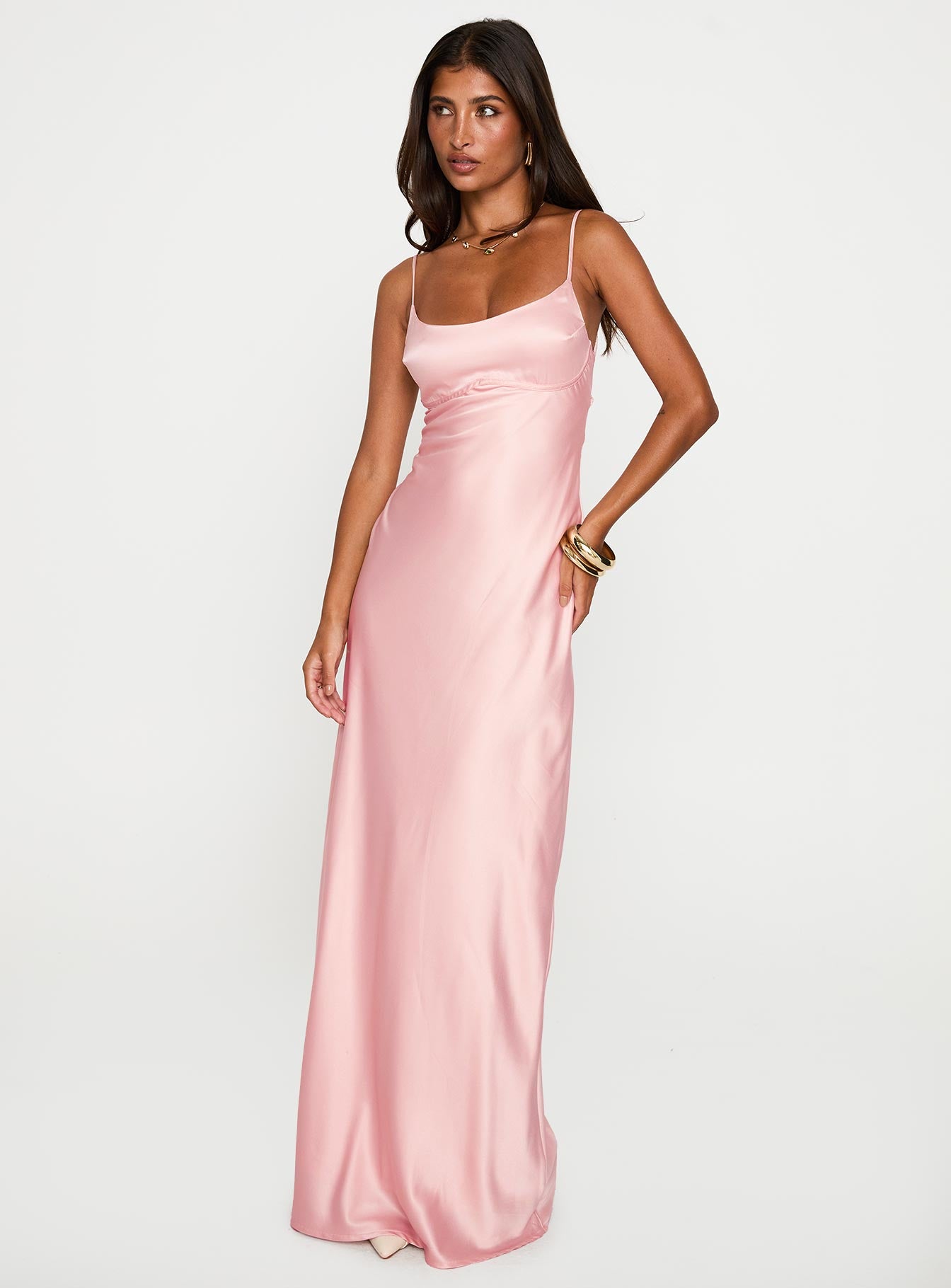 Ravia Maxi Dress Pink-Vipp Girl