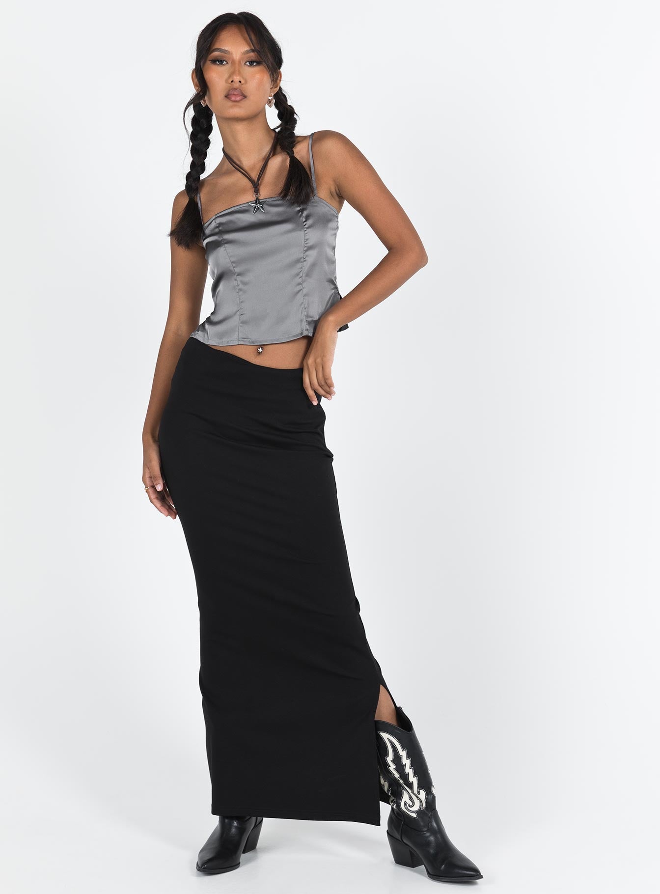 Creswick Top Grey-Vipp Girl