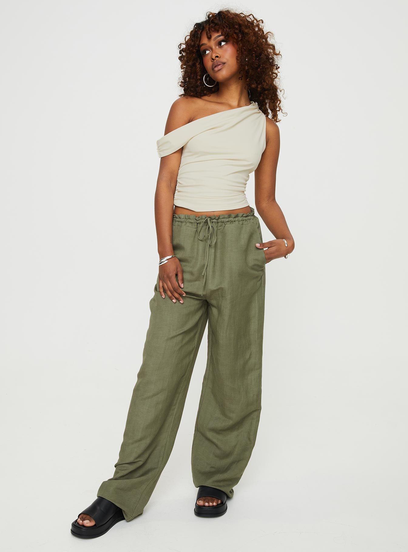 La Palma Pants Khaki-Vipp Girl