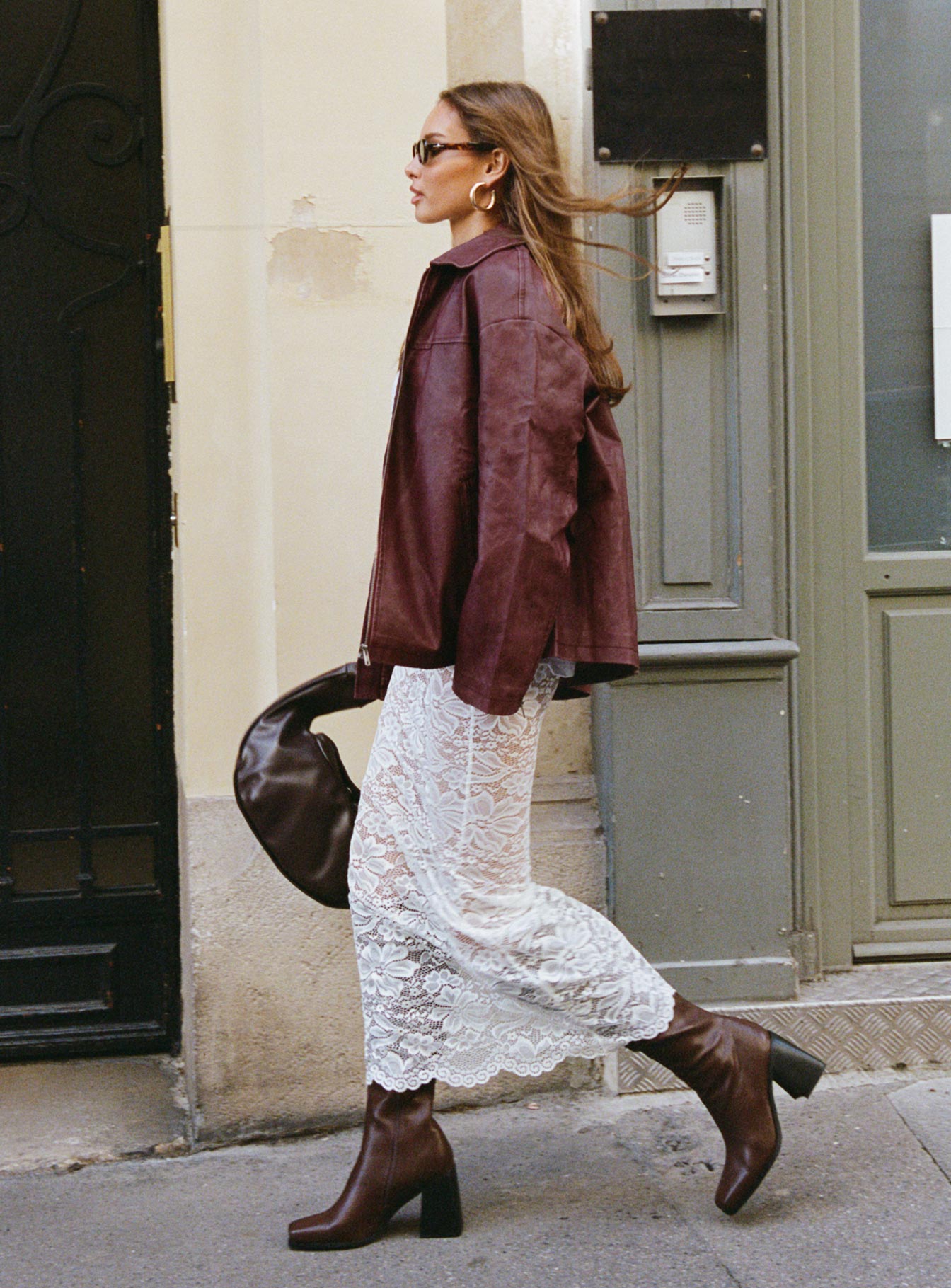 Lombardio Lace Maxi Skirt White-Vipp Girl