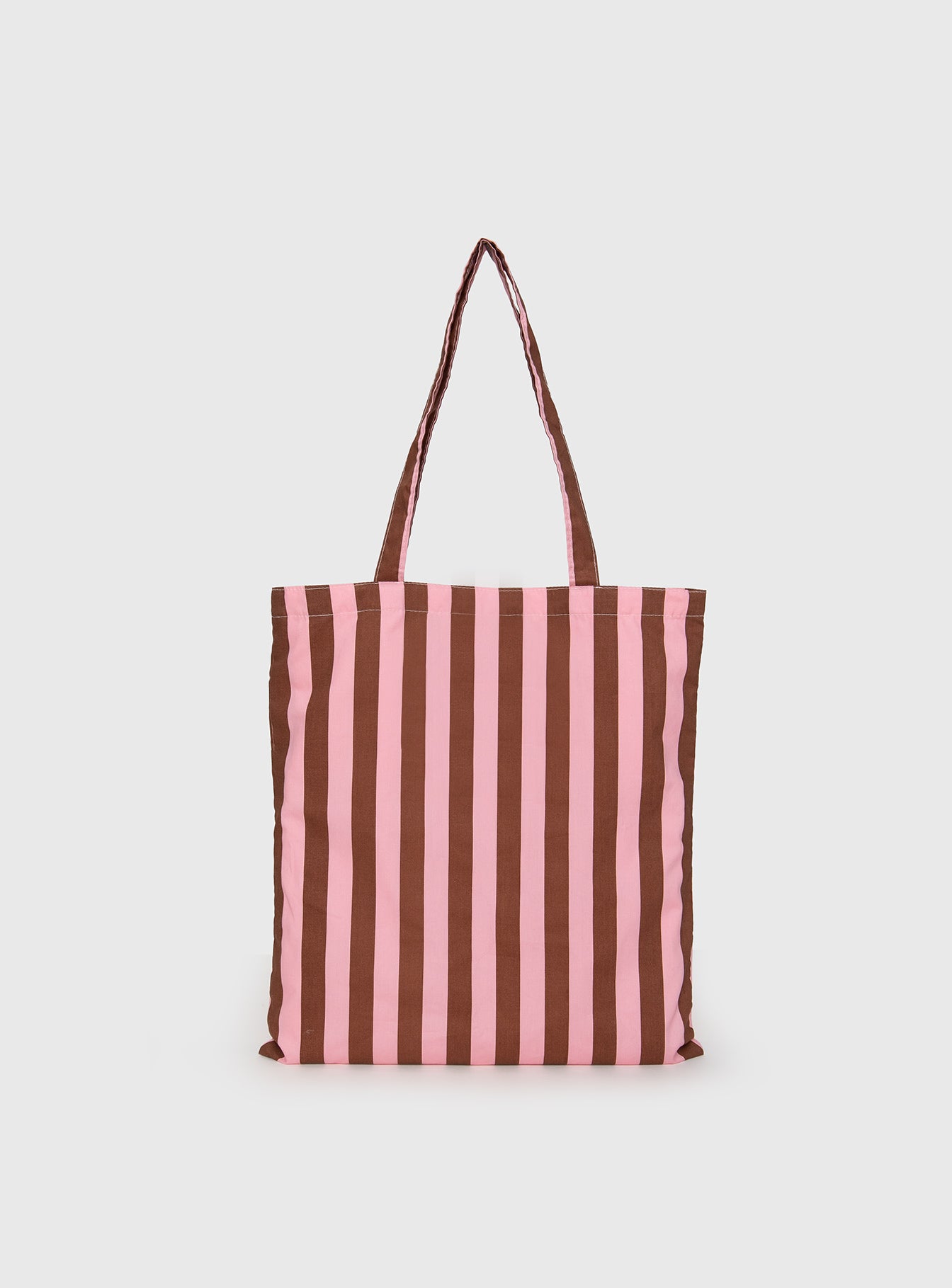 Lelande Striped Tote Bag Pink/brown-Vipp Girl