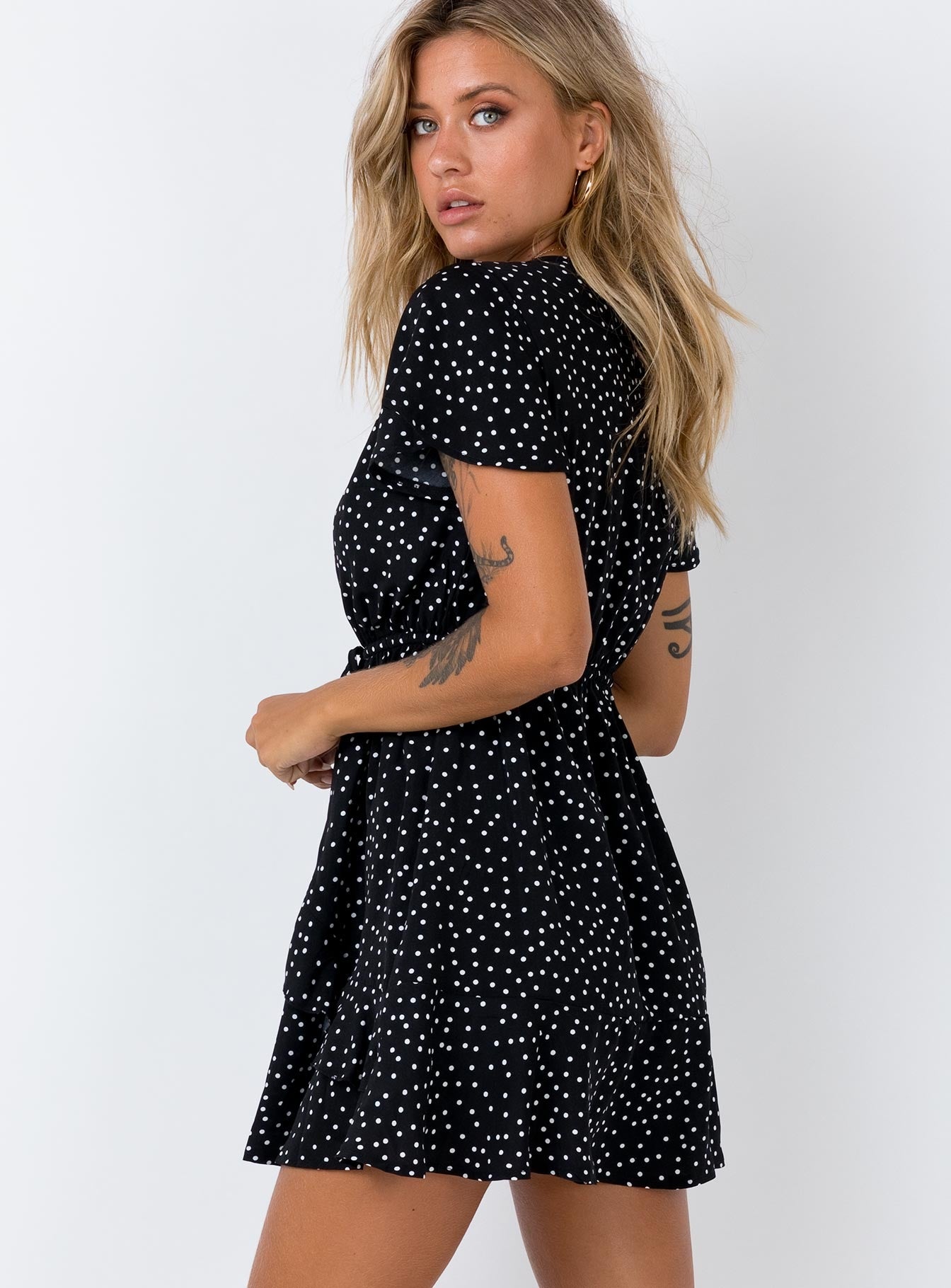 Bobbie Mini Dress Black-Vipp Girl