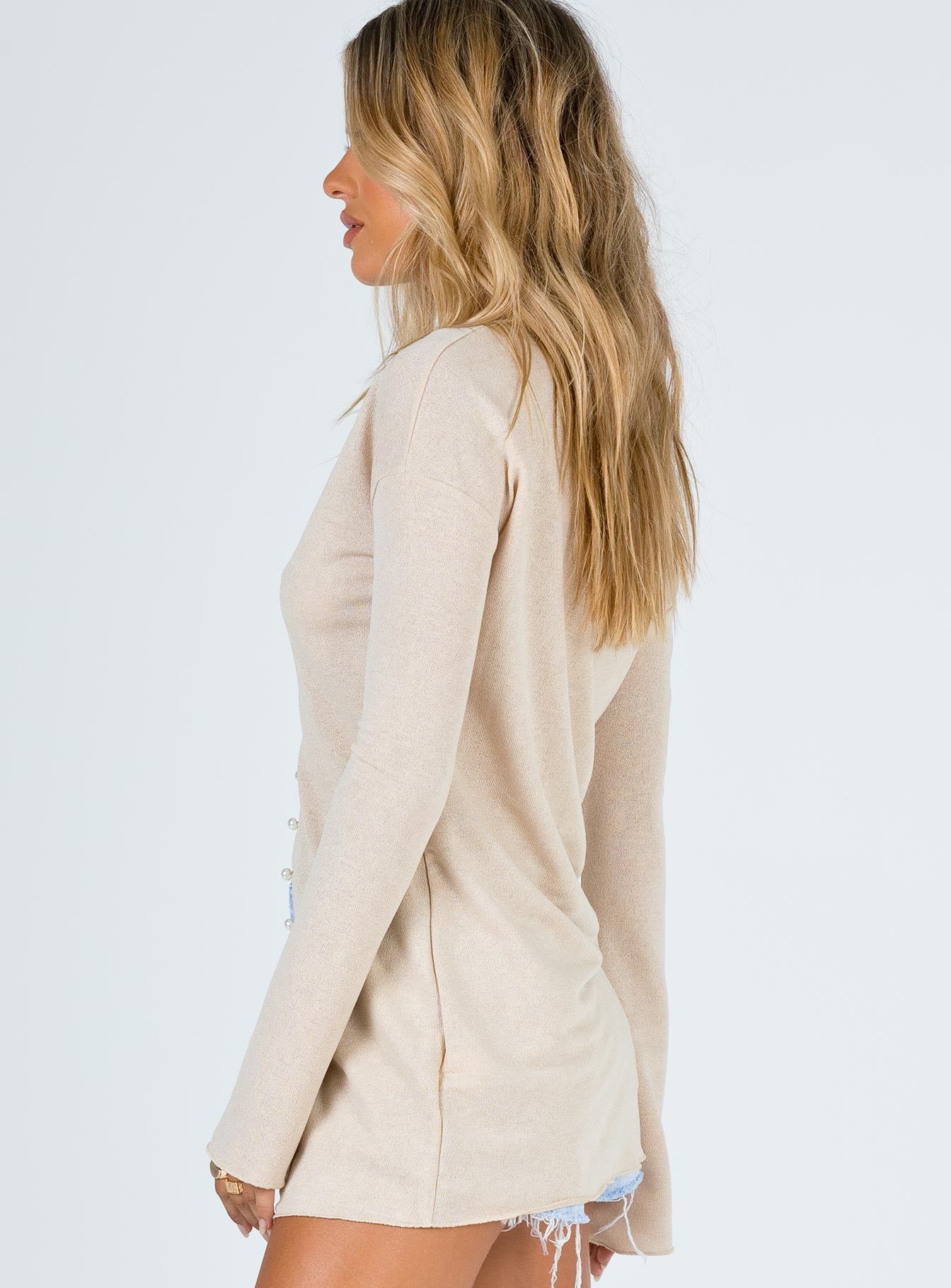 Macy Cardigan Beige-Vipp Girl