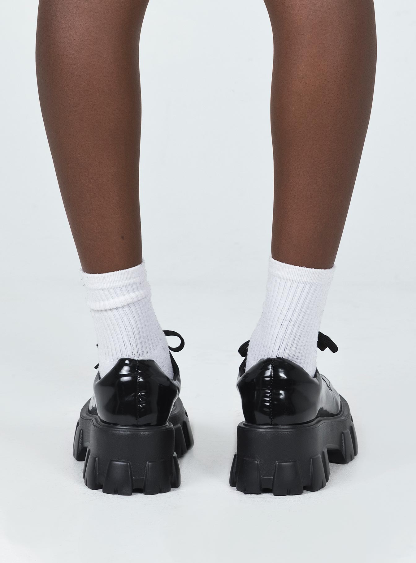 Mia Shoes Black High Shine-Vipp Girl