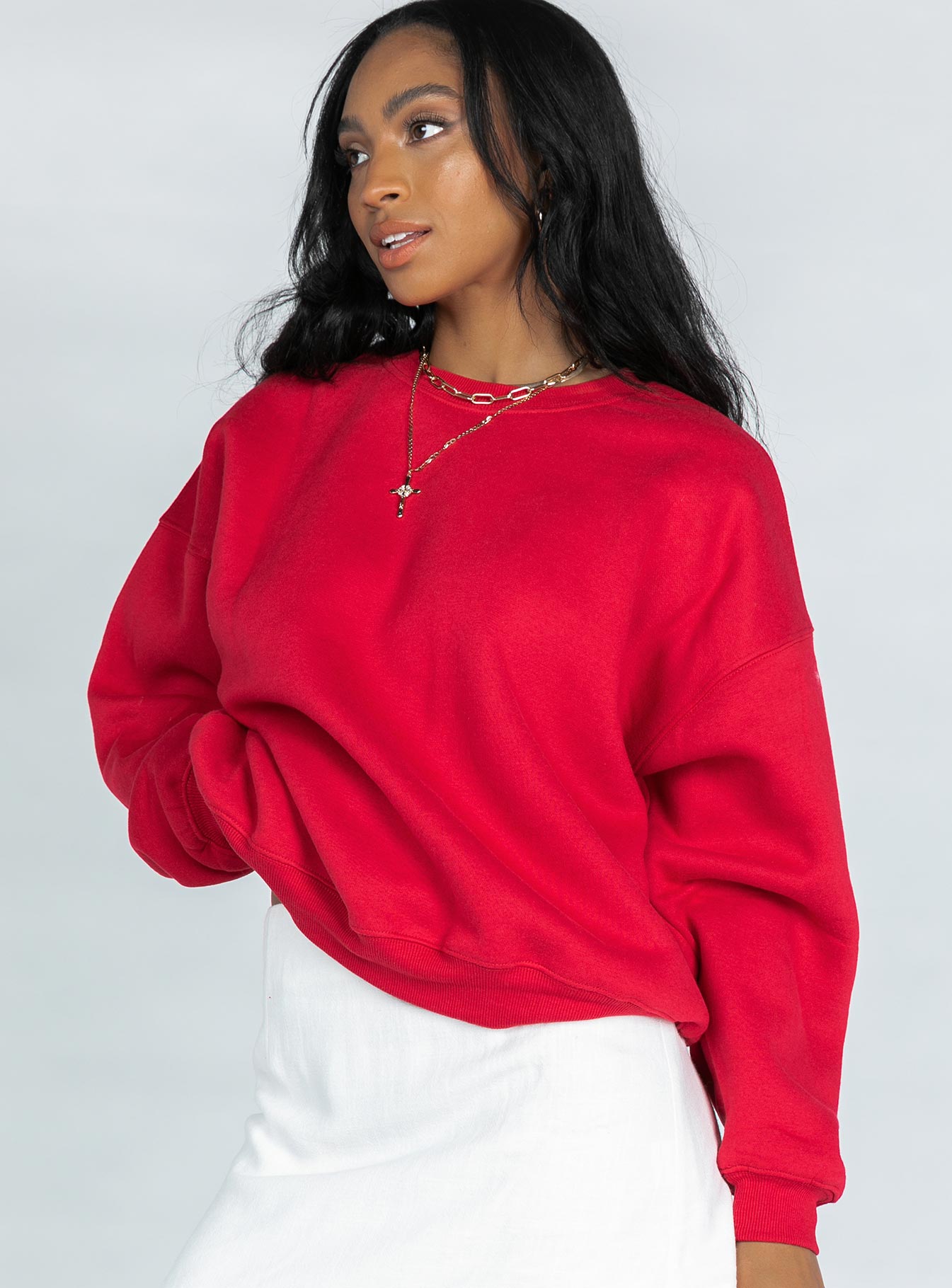 Charlotte Crewneck Sweatshirt Red-Vipp Girl