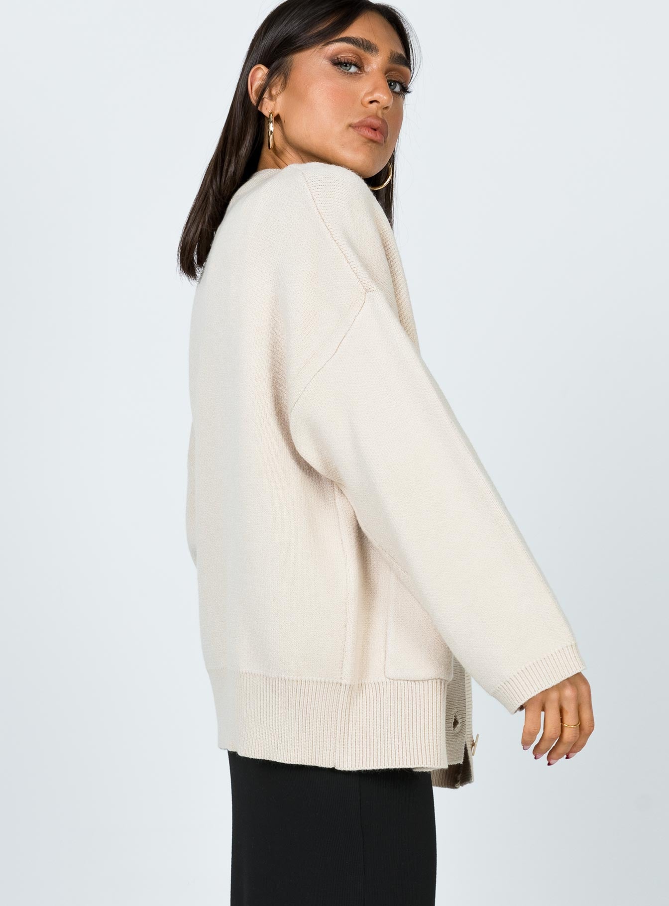 Burke Cardigan Cream-Vipp Girl