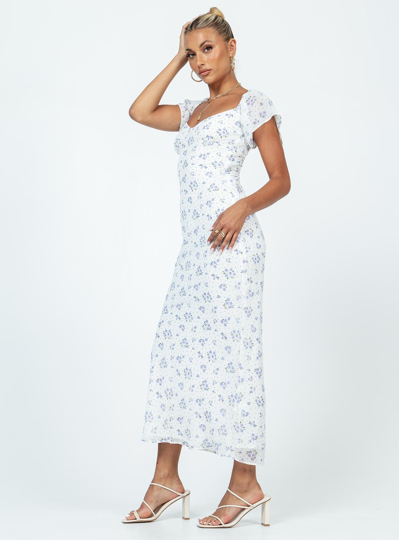 Hera Maxi Dress White Floral-Vipp Girl