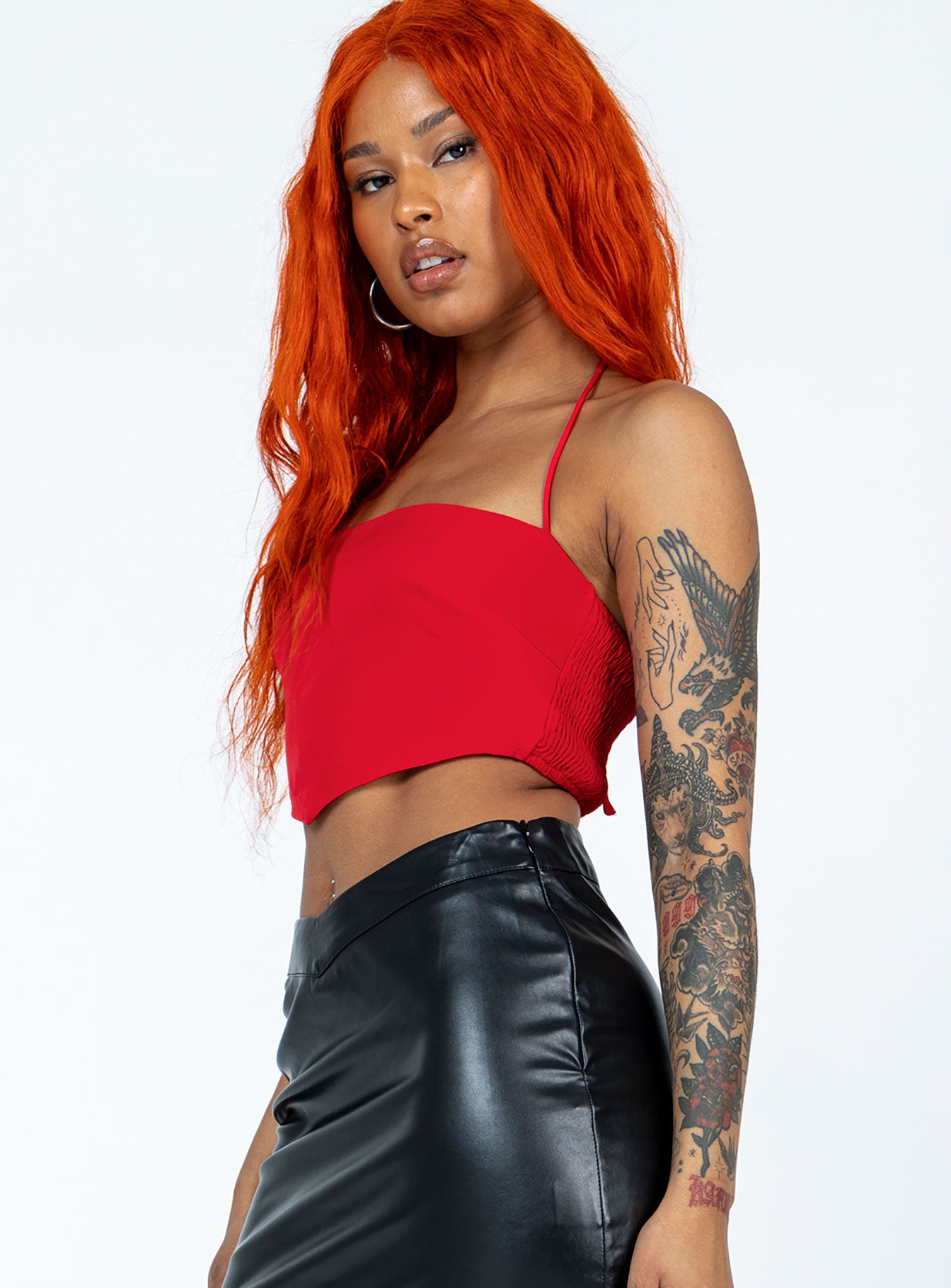 Mistie Top Red-Vipp Girl