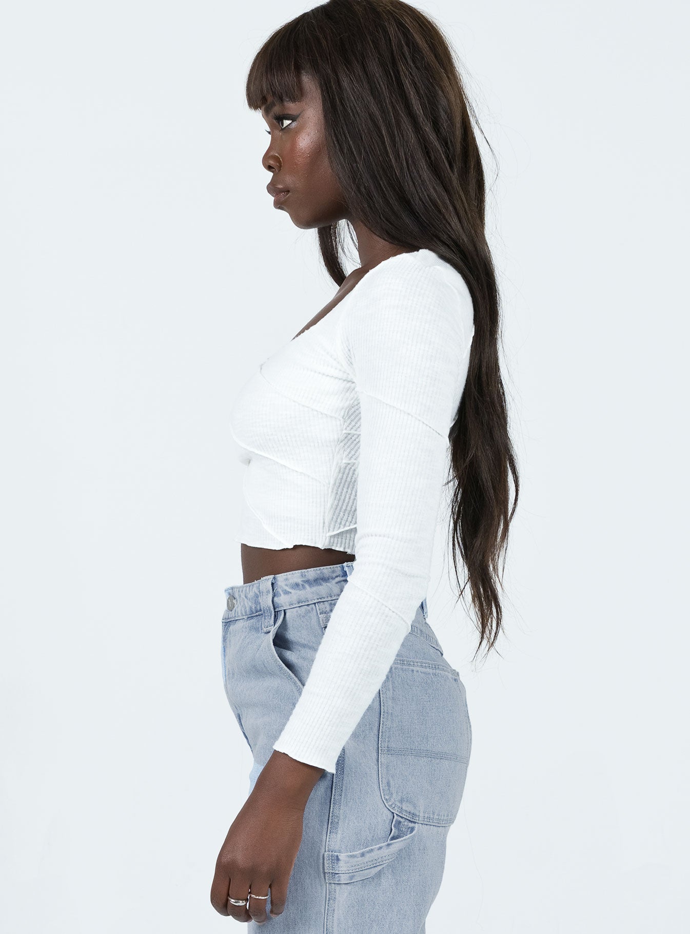 Rawson Long Sleeve Top White-Vipp Girl