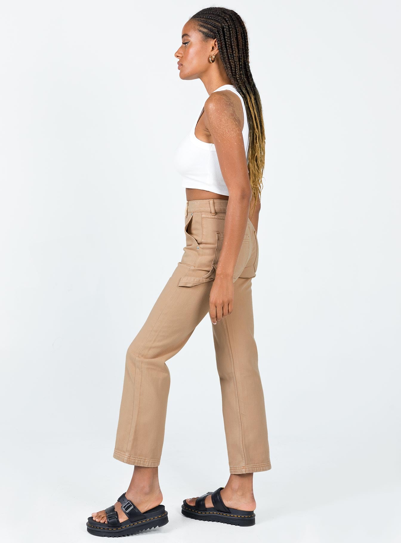 Carpenter Straight Leg Jeans Brown-Vipp Girl