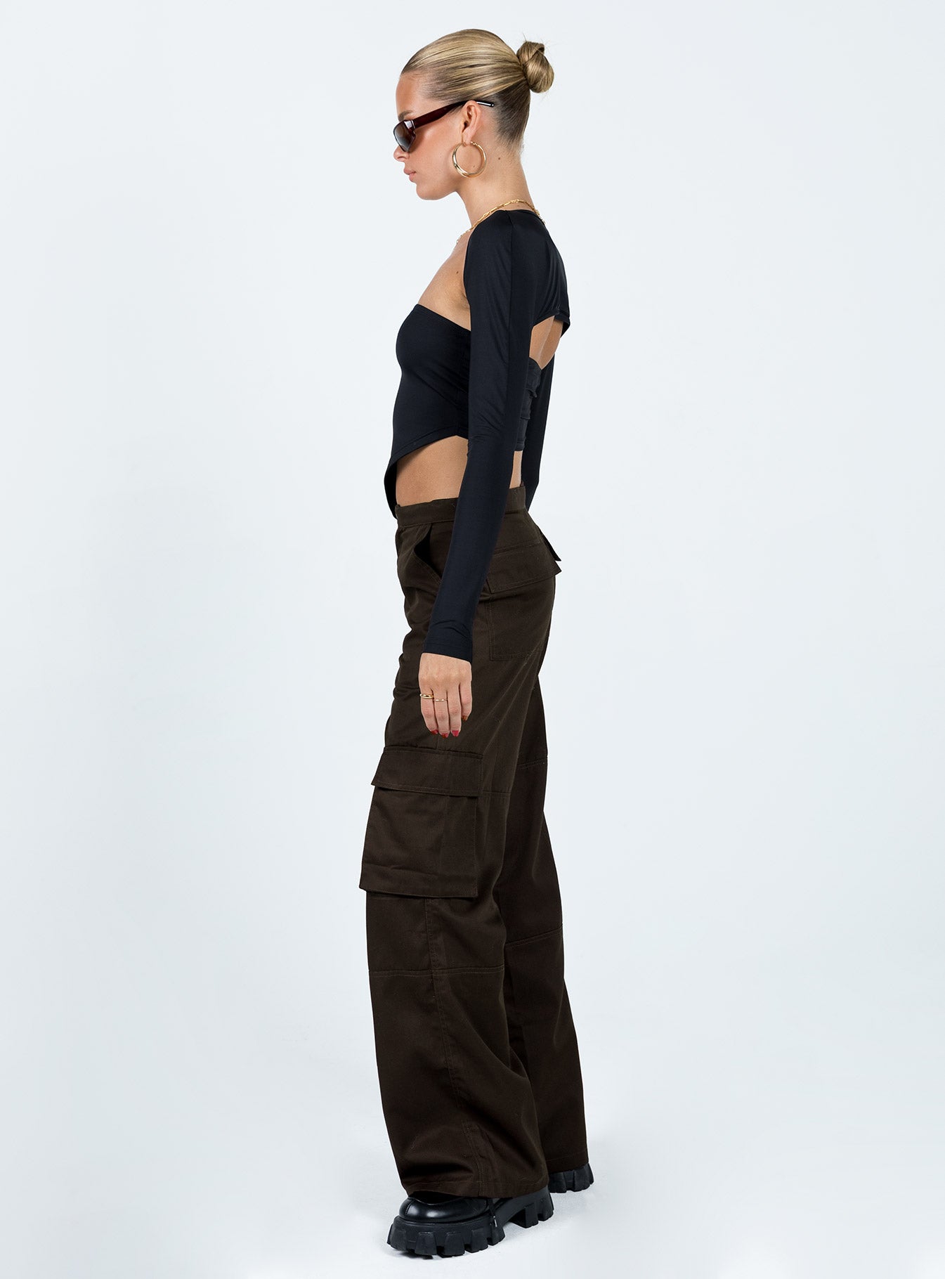 Motel Saul Trouser Dark Brown-Vipp Girl