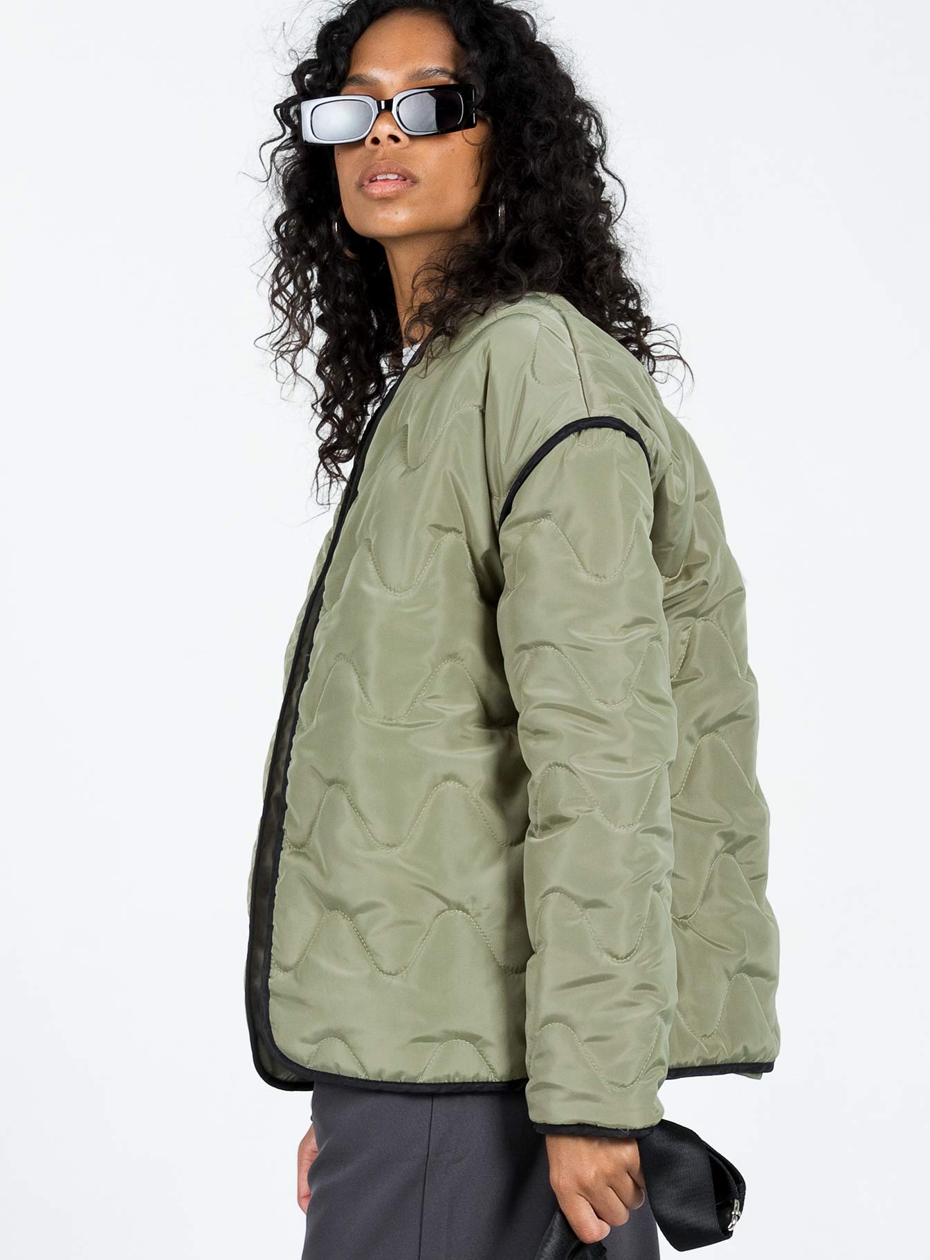 Haven Quilted Jacket Khaki-Vipp Girl