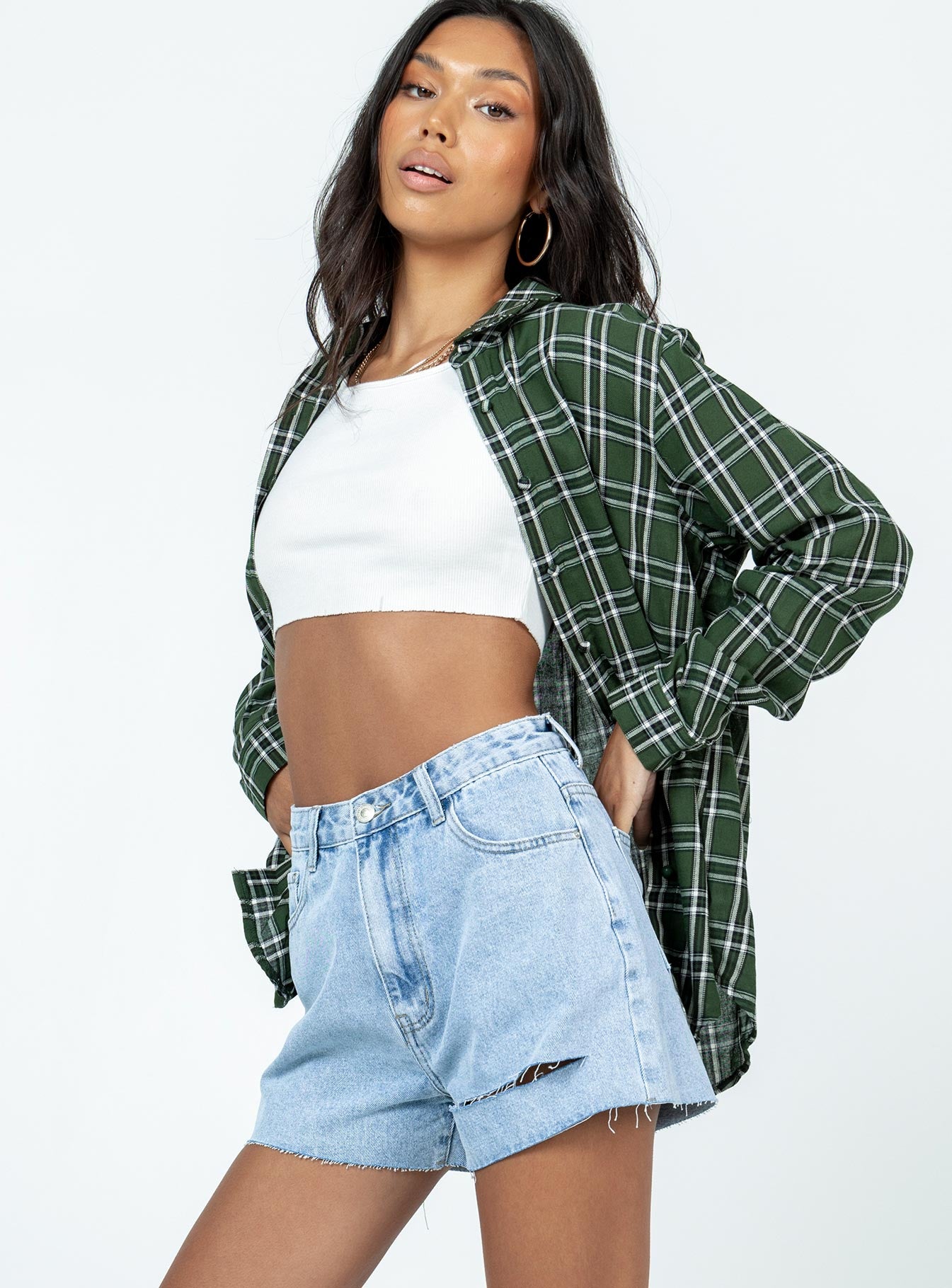 Camari Denim Shorts Light Wash-Vipp Girl