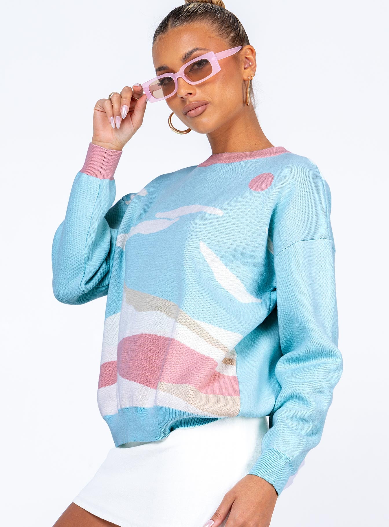 Over The Horizon Sweater Blue-Vipp Girl