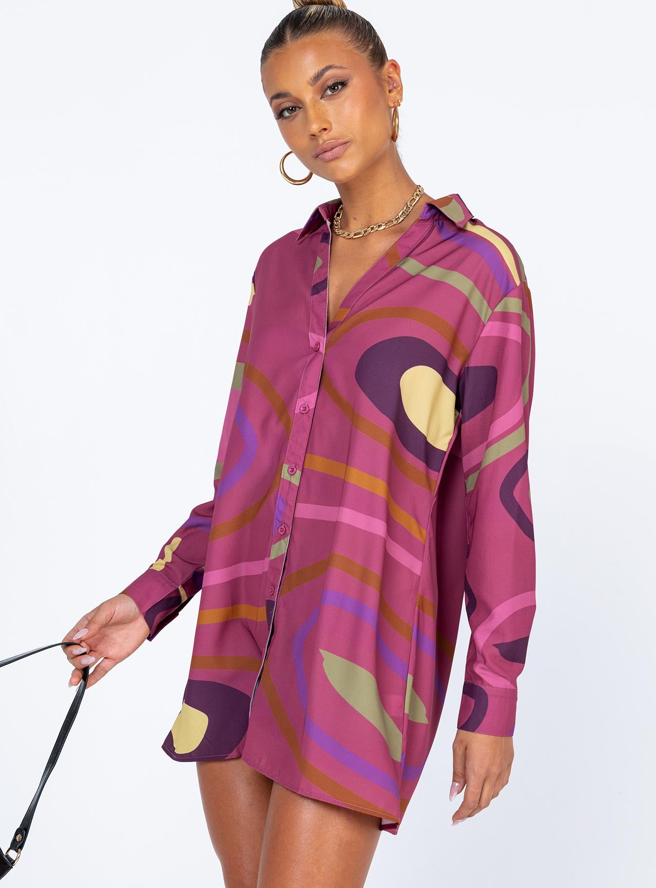 Lachlan Mini Dress Purple-Vipp Girl