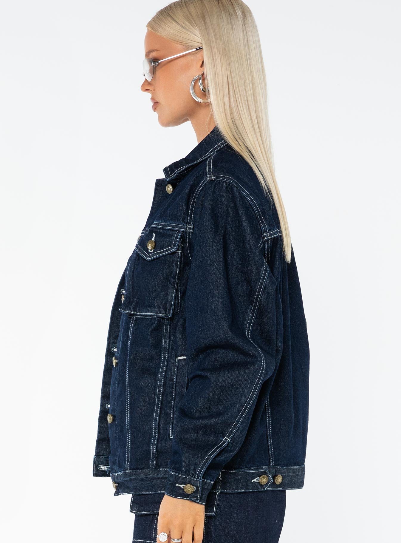 Junie Denim Jacket Indigo-Vipp Girl