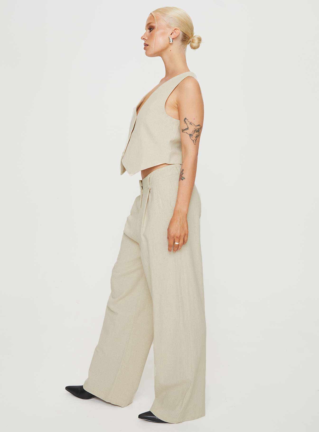 La Quinta Pants Oatmeal-Vipp Girl