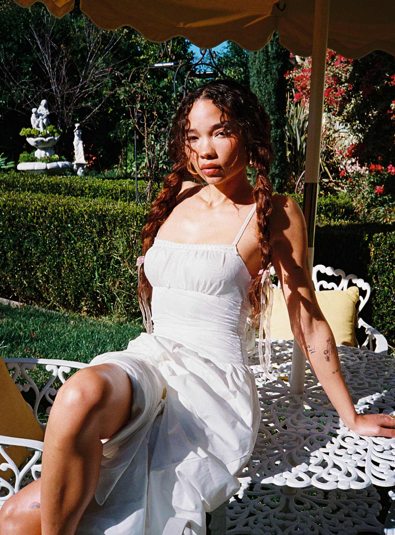 Naria Maxi Dress White-Vipp Girl