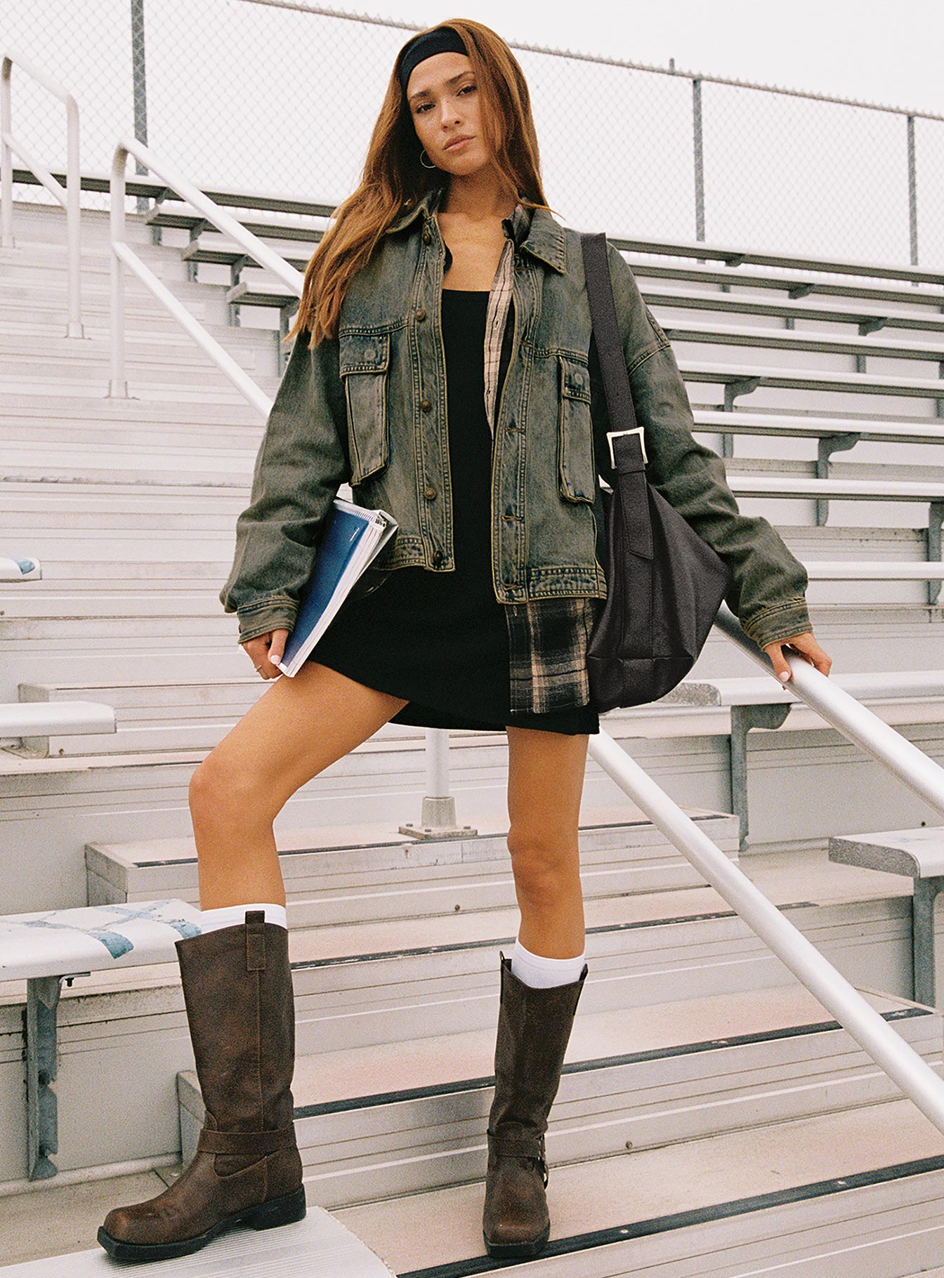 Kier Oversized Jacket Denim Antique Wash-Vipp Girl