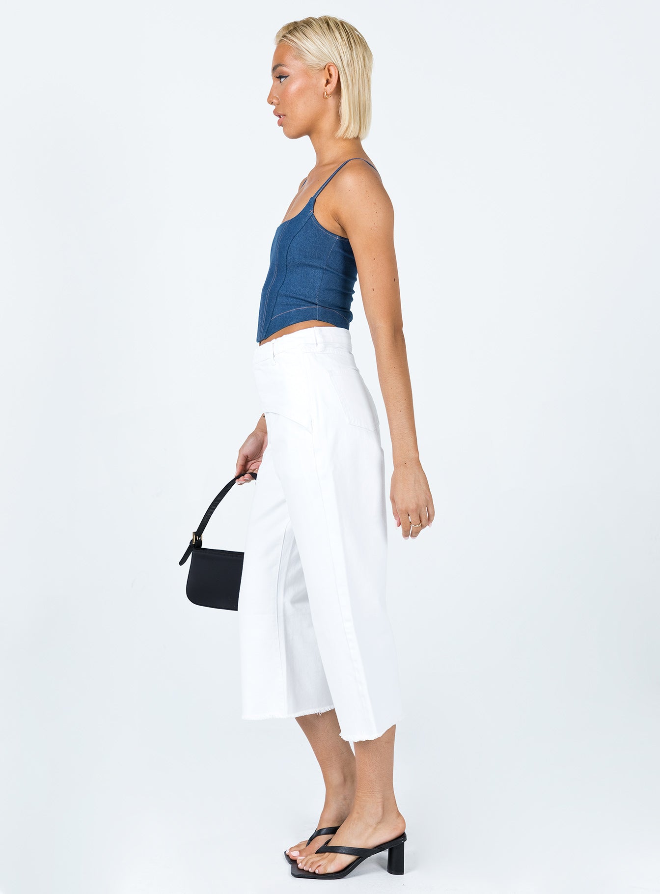 Berlin 90's Denim Jeans White-Vipp Girl