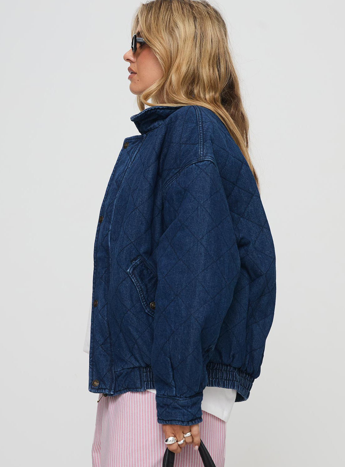 Kenny Bomber Jacket Dark Denim-Vipp Girl