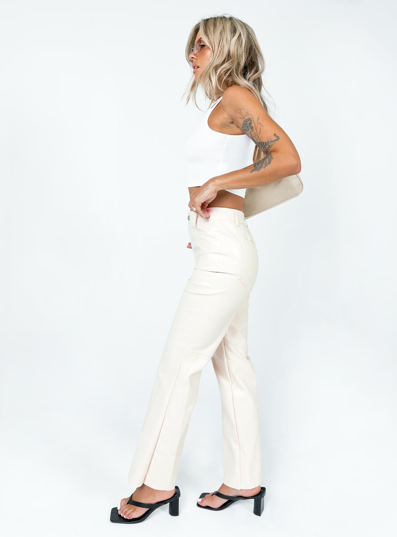 Macey Pants Cream-Vipp Girl