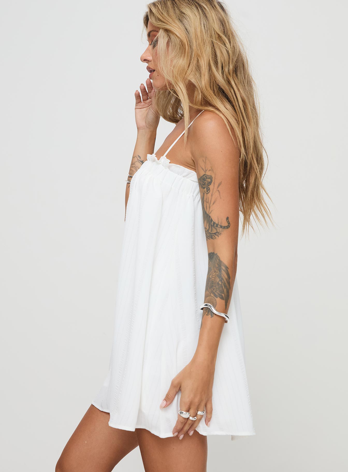 Marsaline Mini Dress White-Vipp Girl
