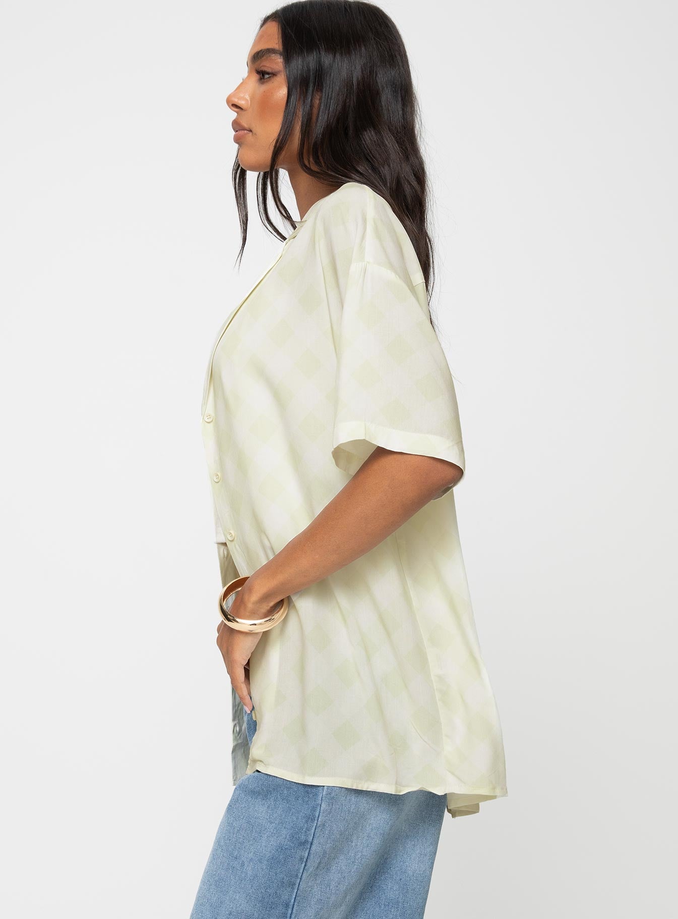 Caraliia Shirt Green Check-Vipp Girl