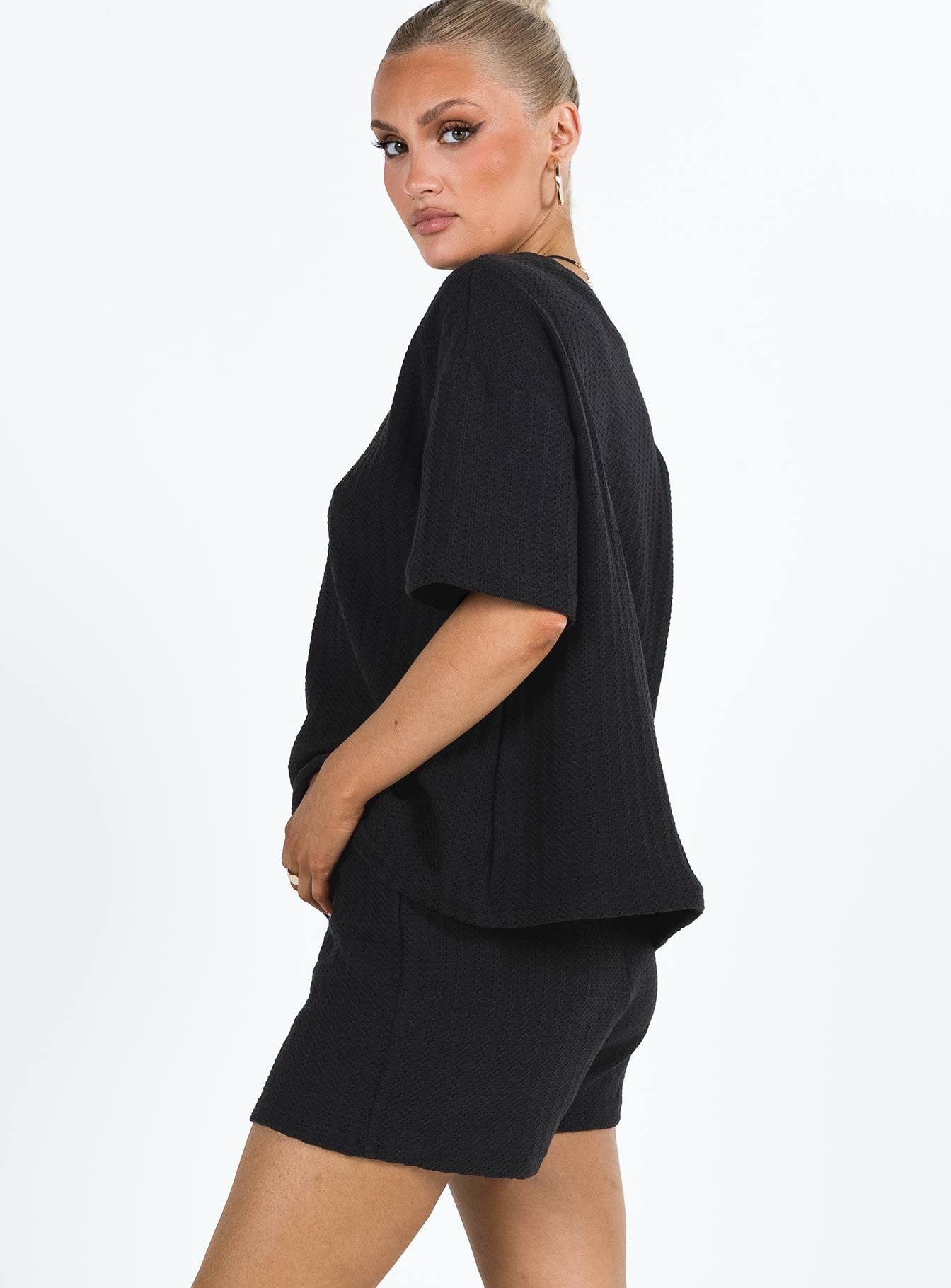 Cammie Knit Set Black-Vipp Girl