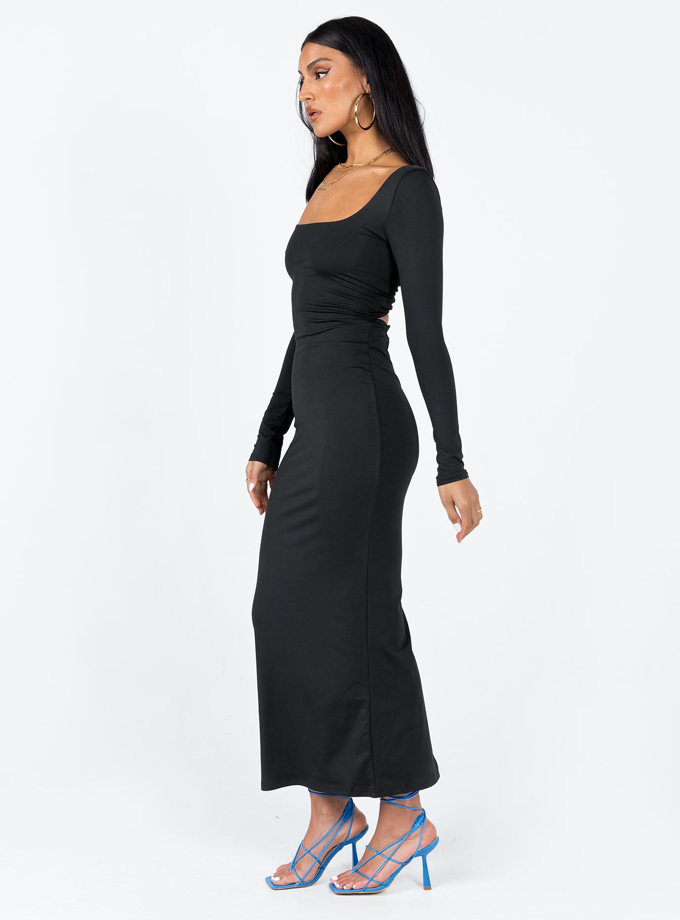 Lyla Maxi Dress Black-Vipp Girl