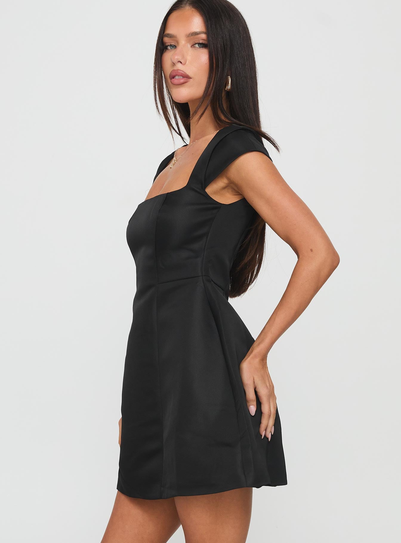 Mariza Mini Dress Black-Vipp Girl