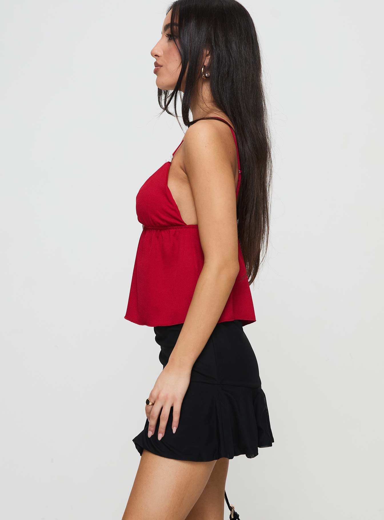 Konstantina Mini Skirt Black-Vipp Girl