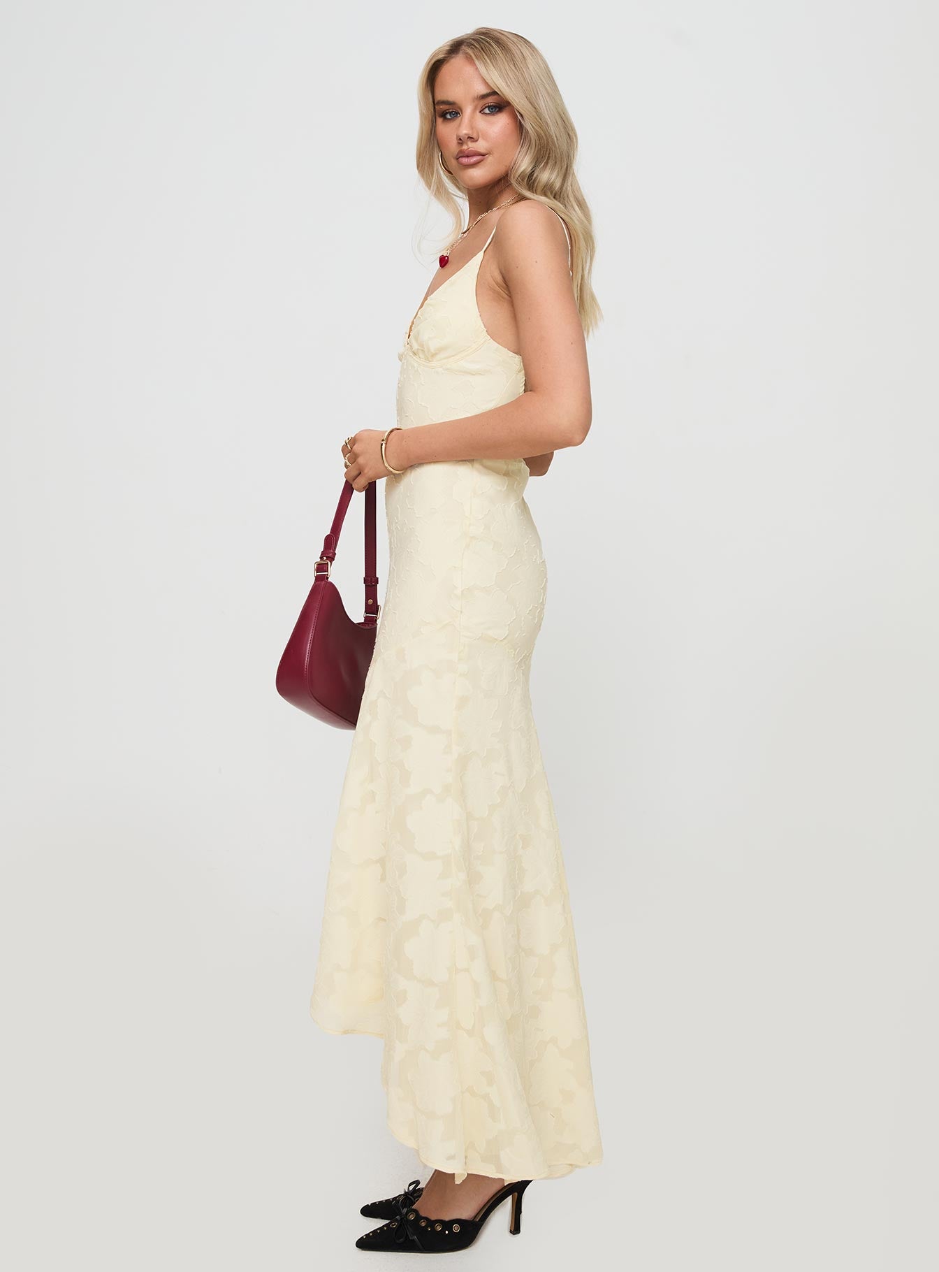 Cyrene Maxi Dress Lemon-Vipp Girl