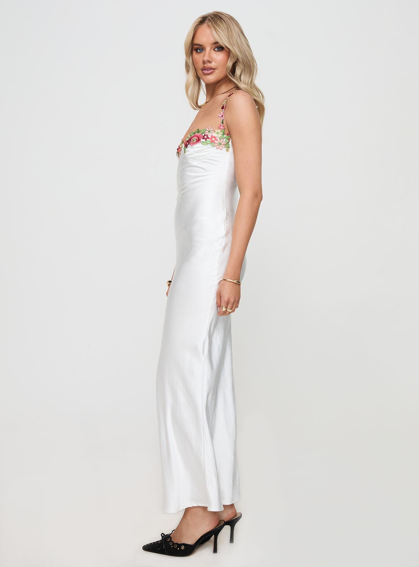 Kenzie Maxi Dress White-Vipp Girl