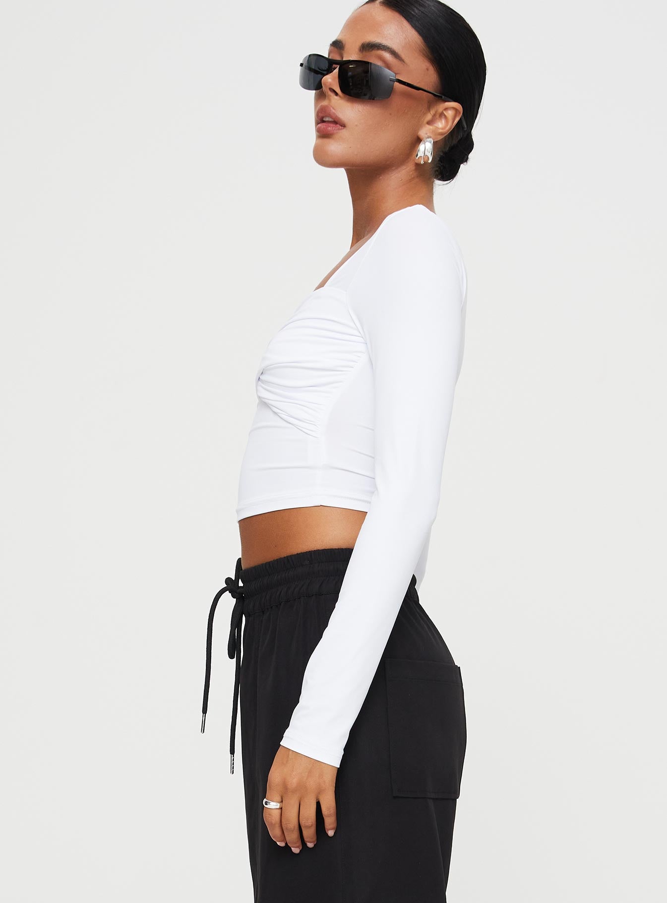Dunford Long Sleeve Top White-Vipp Girl