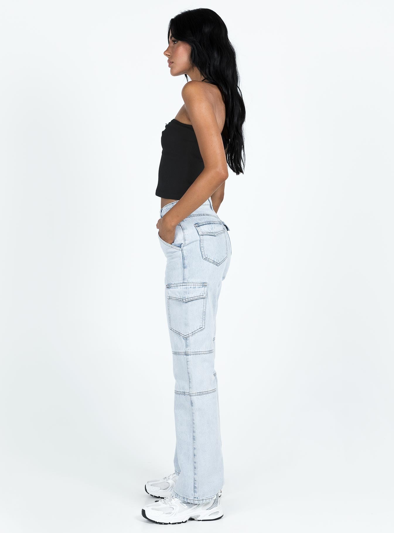 Katey Jeans Light Wash Denim-Vipp Girl