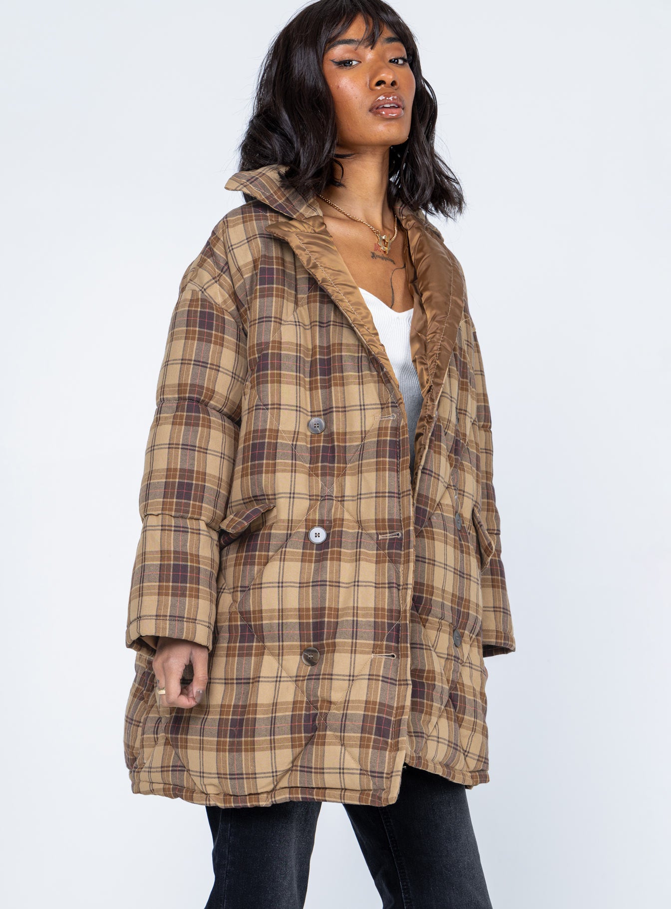 Nyomi Coat Brown-Vipp Girl