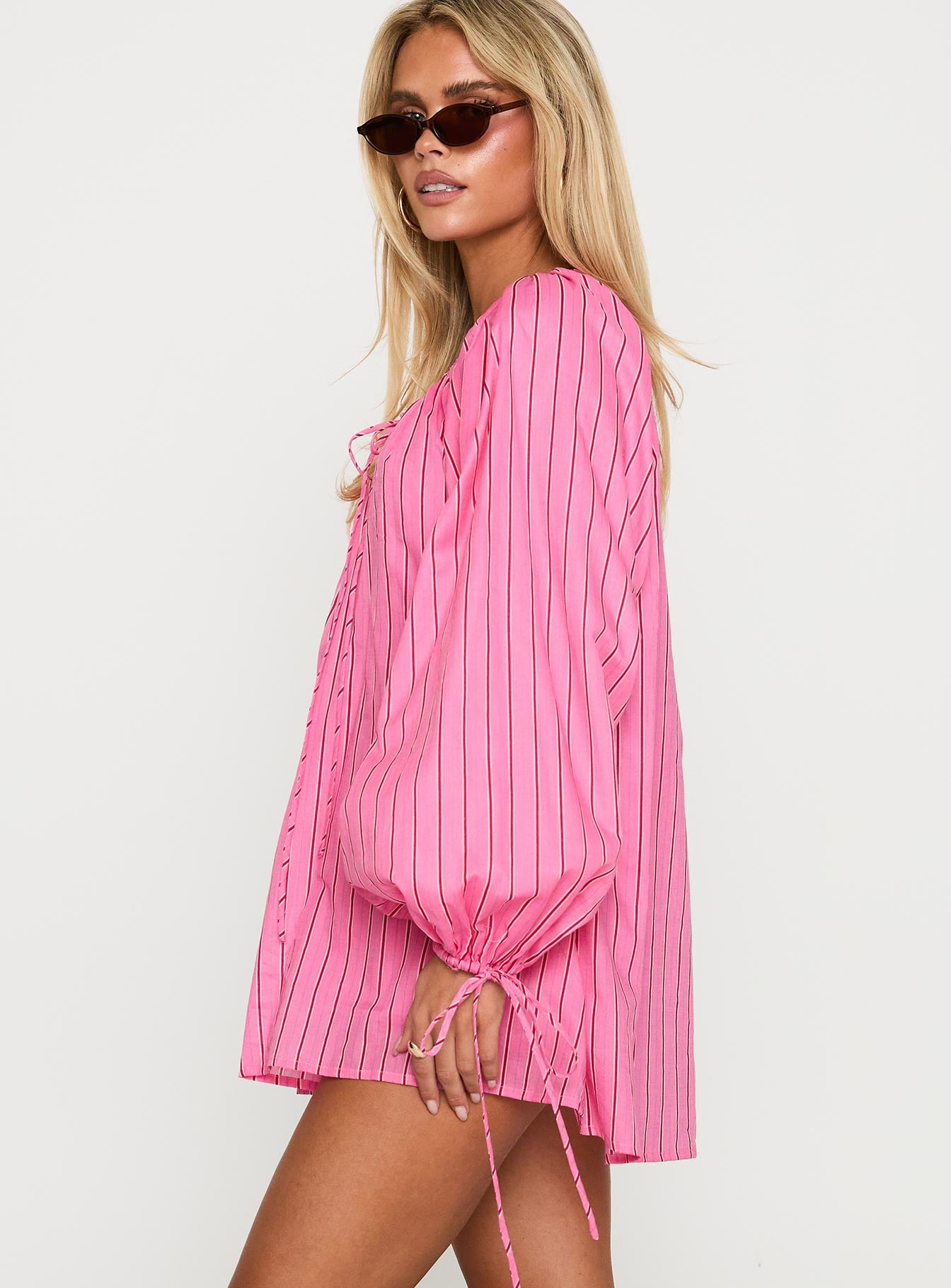 Praiza Playsuit Pink Stripe-Vipp Girl