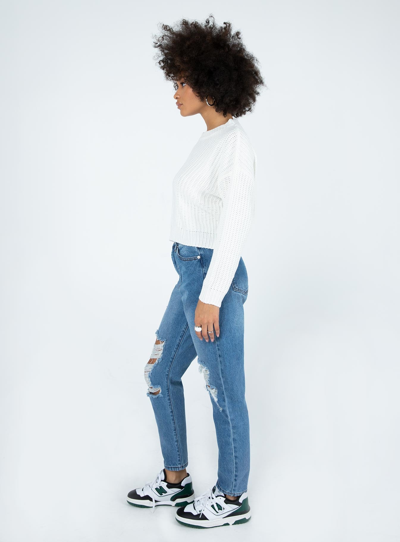 Damion Ripped Mom Denim Jeans-Vipp Girl