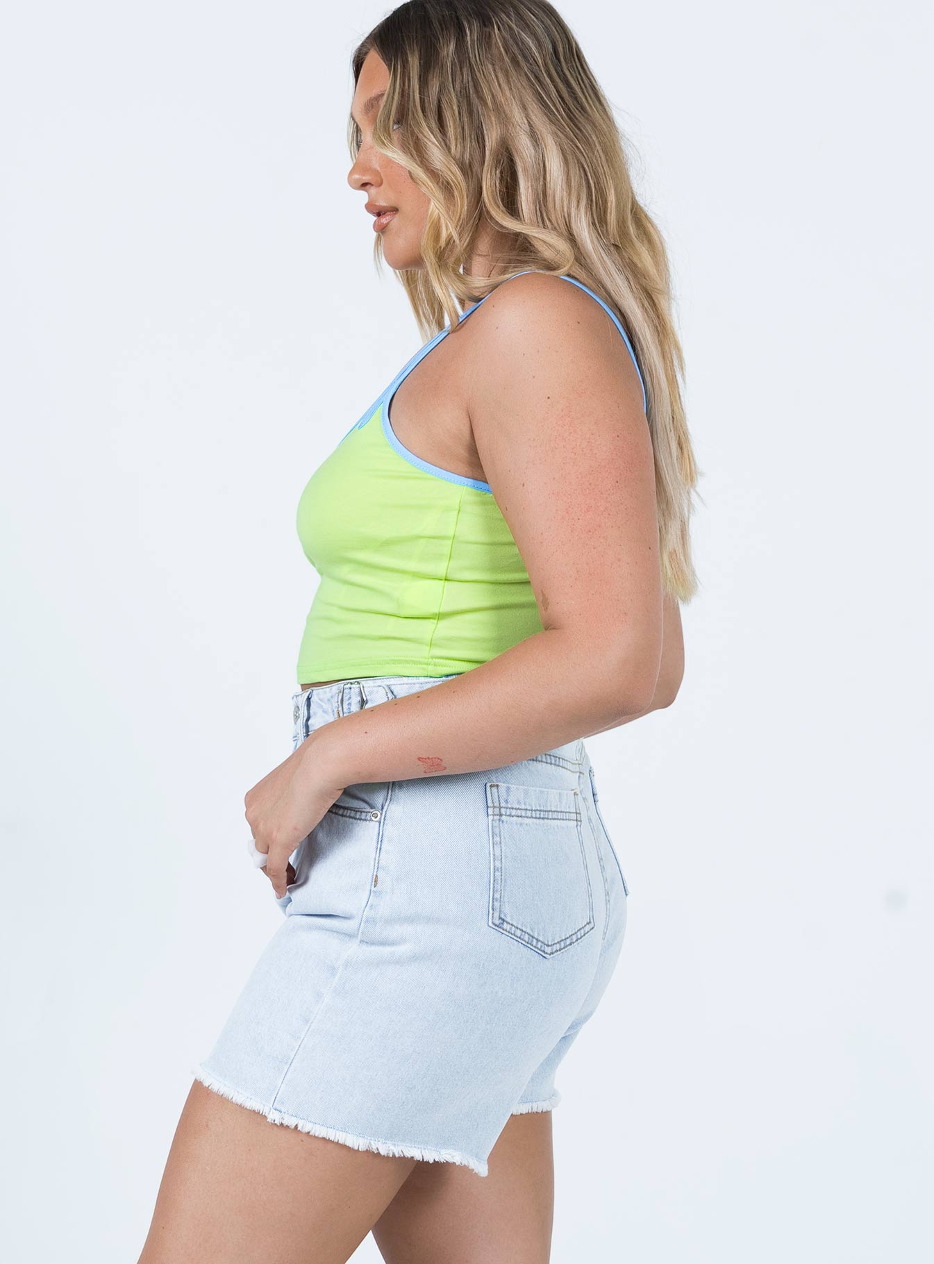 Bermuda Waist Adjustor Denim Shorts-Vipp Girl