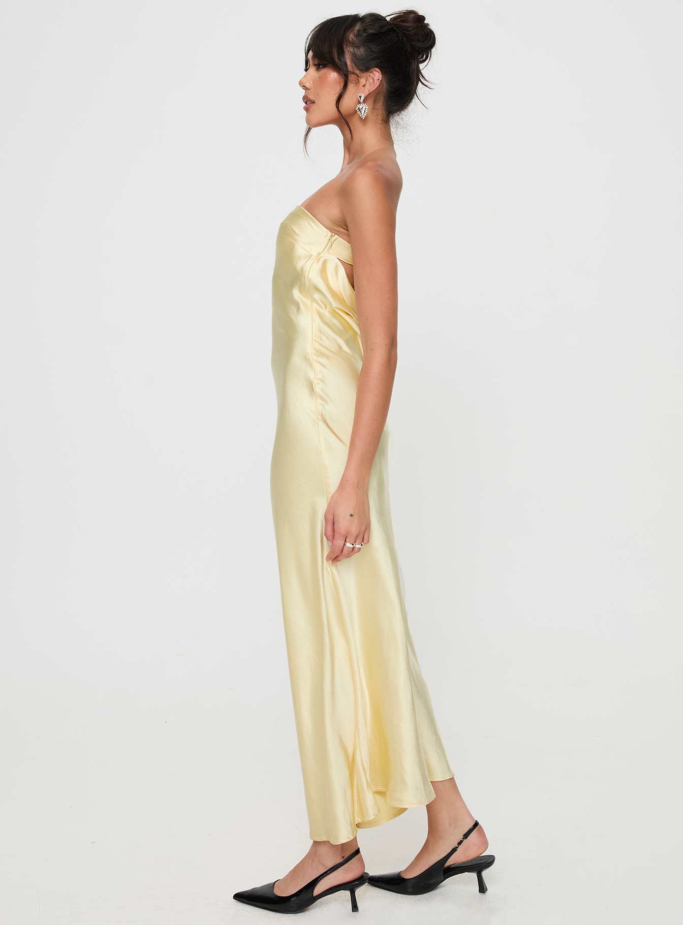 Haley Maxi Dress Yellow-Vipp Girl