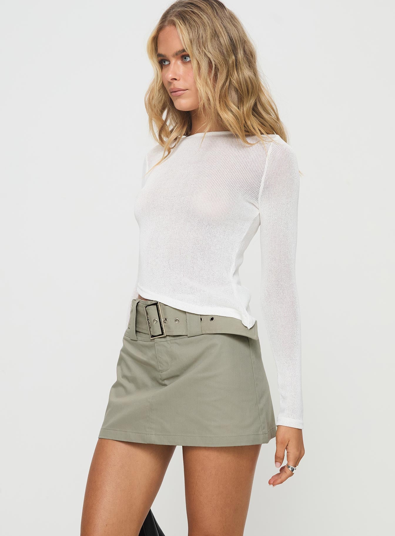 Pratt Long Sleeve Top White-Vipp Girl