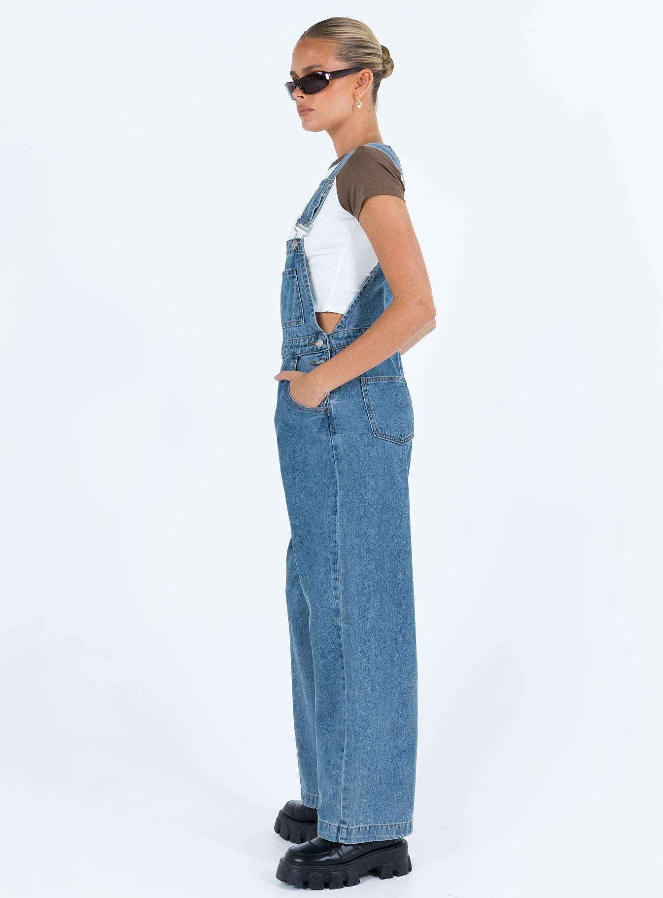 Kacey Long Overalls Denim-Vipp Girl