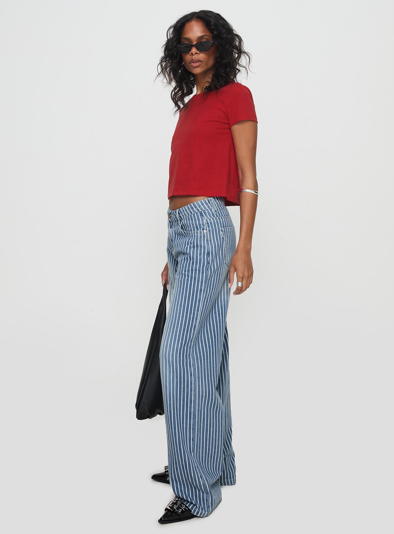 Blaise Jeans Blue Stripe-Vipp Girl