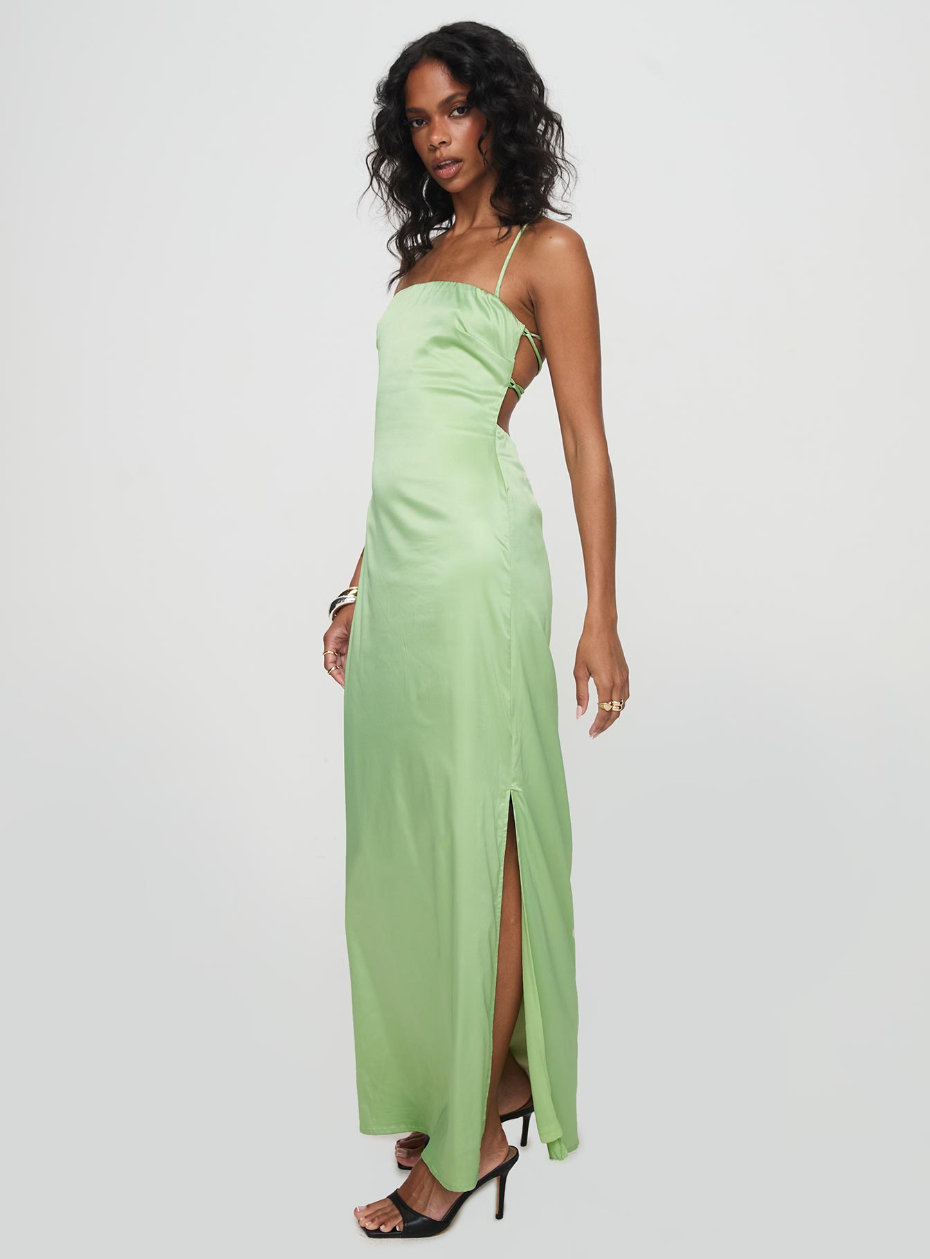 Roselyn Maxi Dress Sage-Vipp Girl